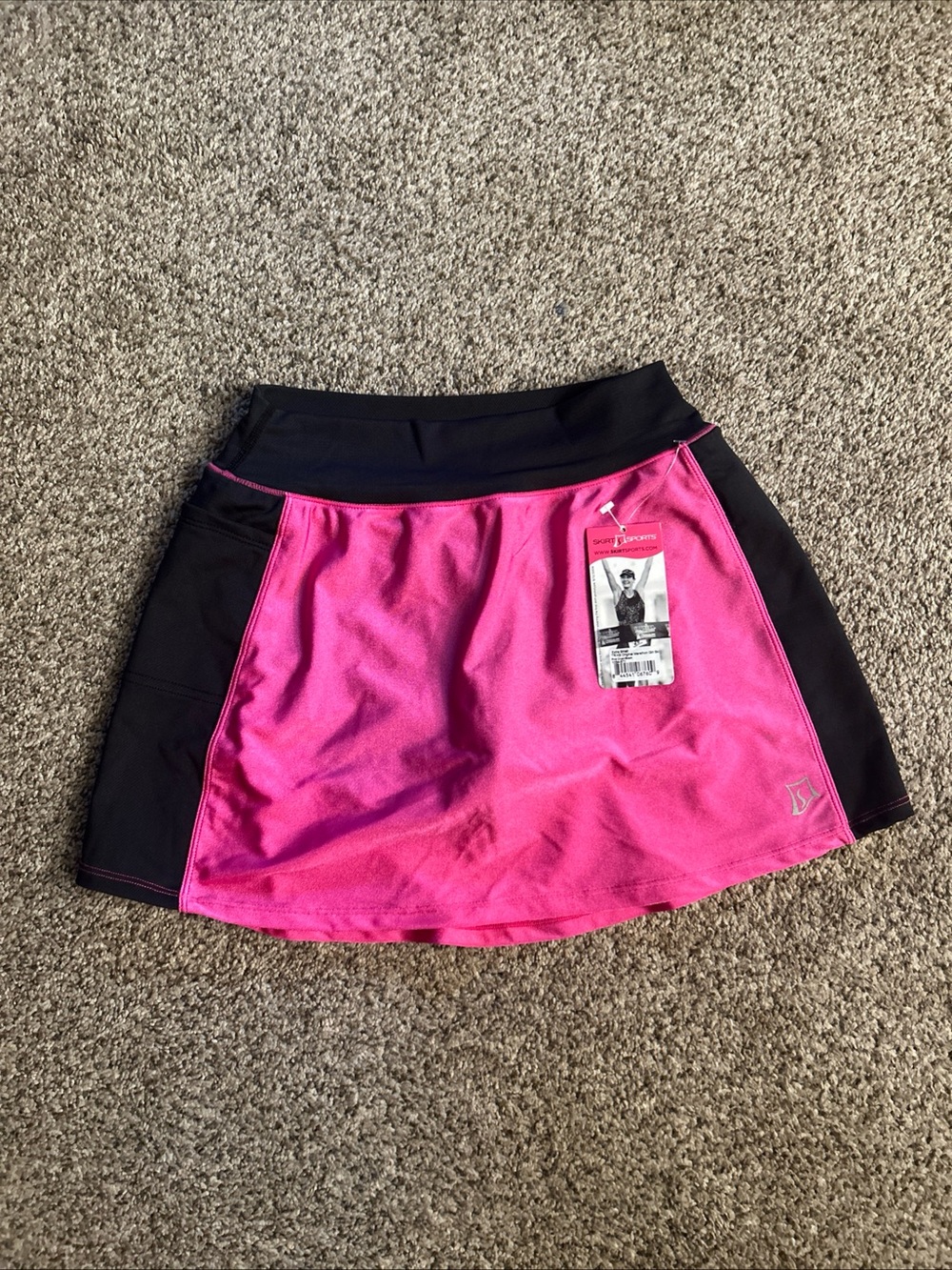 SkirtSports Pink and Black Athletic Skort